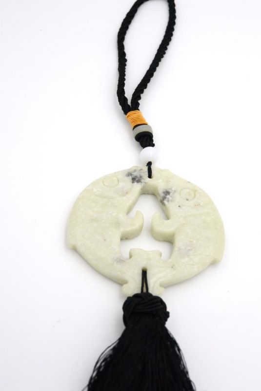 Feng Shui Chic Jade Weiß und Schwarz 2