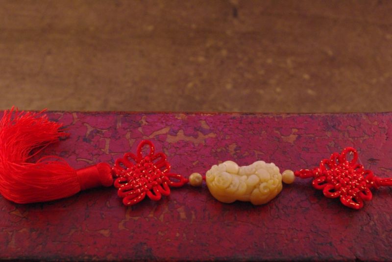 Feng Shui Chino de Jade PiXiu rojo 5