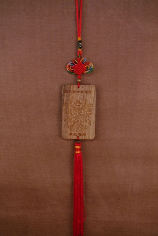 Feng Shui Holz-Anhänger Göttin 2
