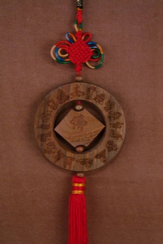 Feng Shui Pendants in Wood China 1