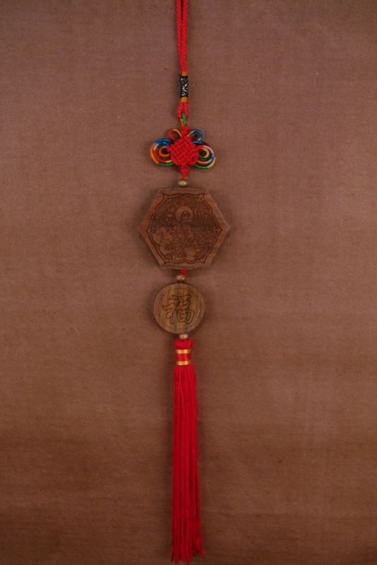 Feng Shui Pendants in Wood Goddess GuanYin 2