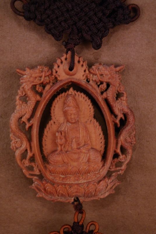 Feng Shui Sandelholz-Anhänger Buddha 4