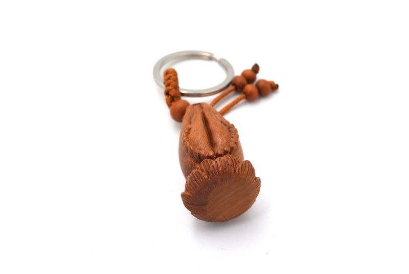 Feng Shui Schlüsselanhänger aus Holz - Buddhas Hände 3