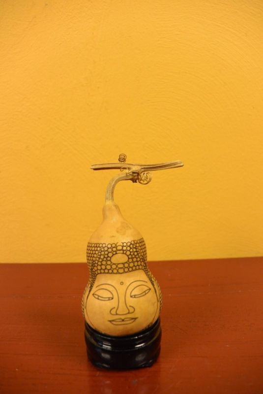 Feng Shui Wu Lou Gourd Buddha head 1