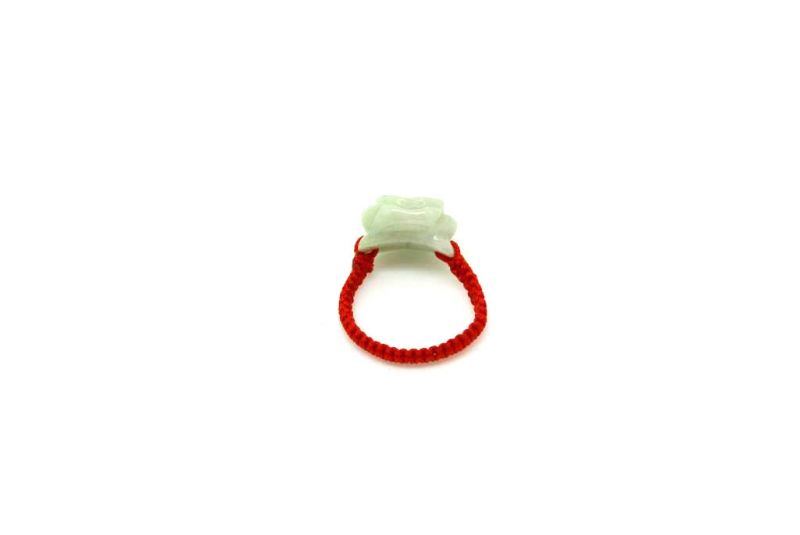 Flower Ring in Jade - Size 6,5 2