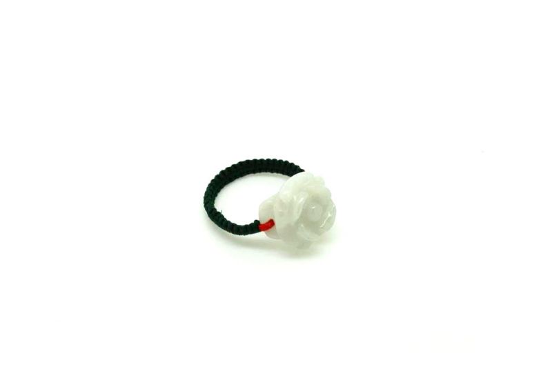 Flower Ring in Jade - Size 6,5 3