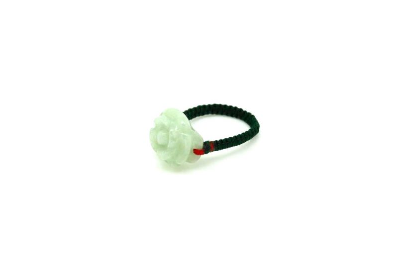 Flower Ring in Jade - Size 7,5 1