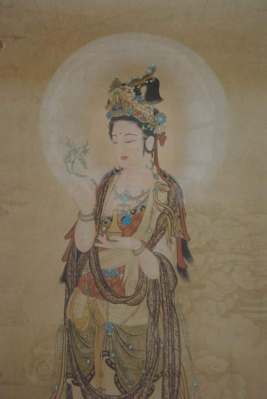 Göttin Chinesische Gemälde Kakemono 2