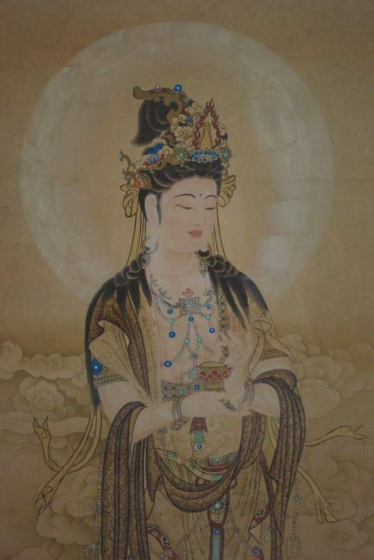 Göttin Chinesische Gemälde Kakemono 3