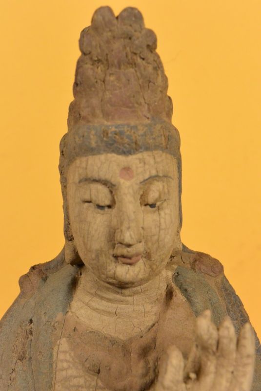Göttin GuanYin Holz 3