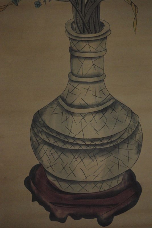 Gran flor de loto Pinturas Chinas en pergamino 3
