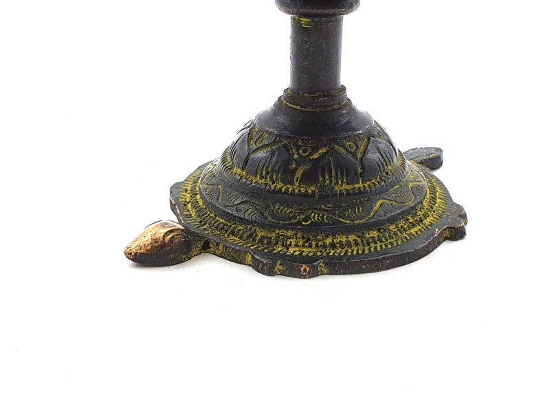 Gran Tibetano candelabro Tortuga 2