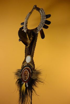 Grand Collier tribal Indonésie - Casoar à casque Grand Collier tribal Indonésie - Casoar à casque