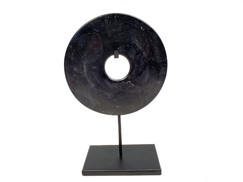 Grande disco Bi de Jade 15cm - Negro 2