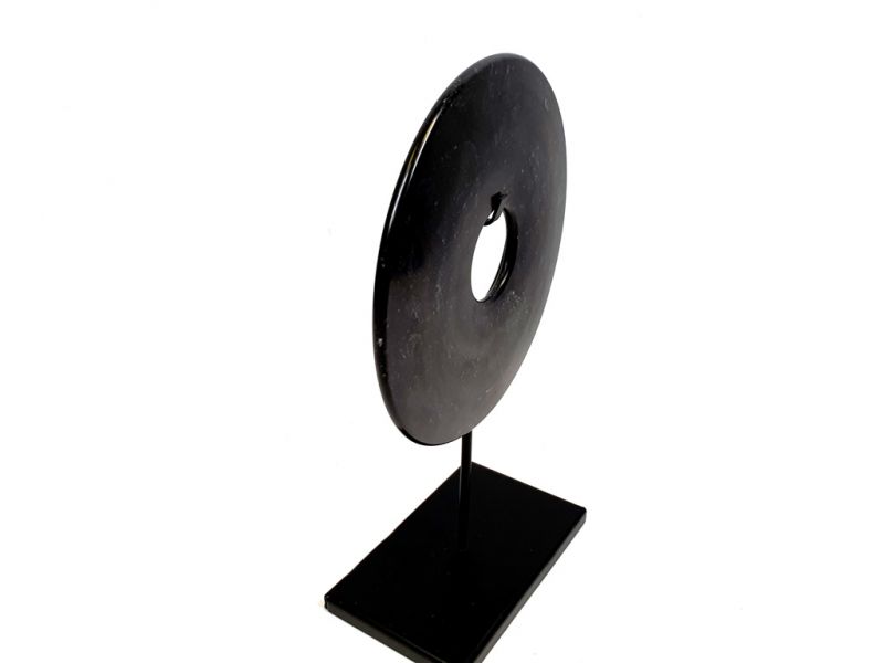 Grande disco Bi de Jade 15cm - Negro 4