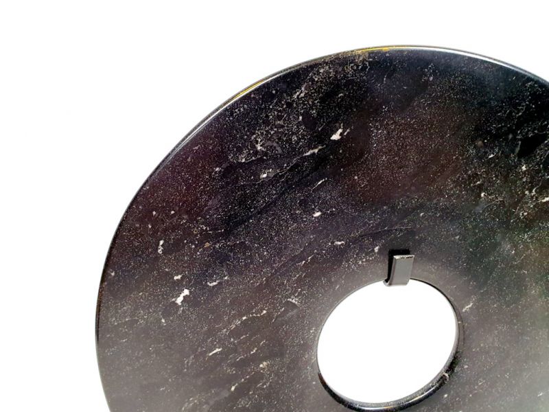 Grande disco Bi de Jade 20cm -Negro 3