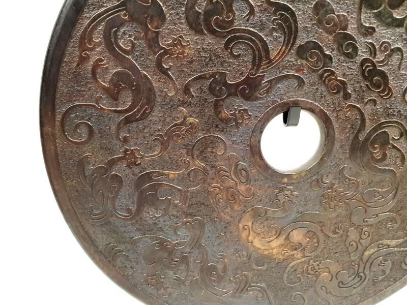 Grande disco Bi de Jade 30cm Animales míticos 3