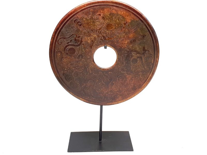 Grande disco Bi de Jade 30cm Mitologia china 2