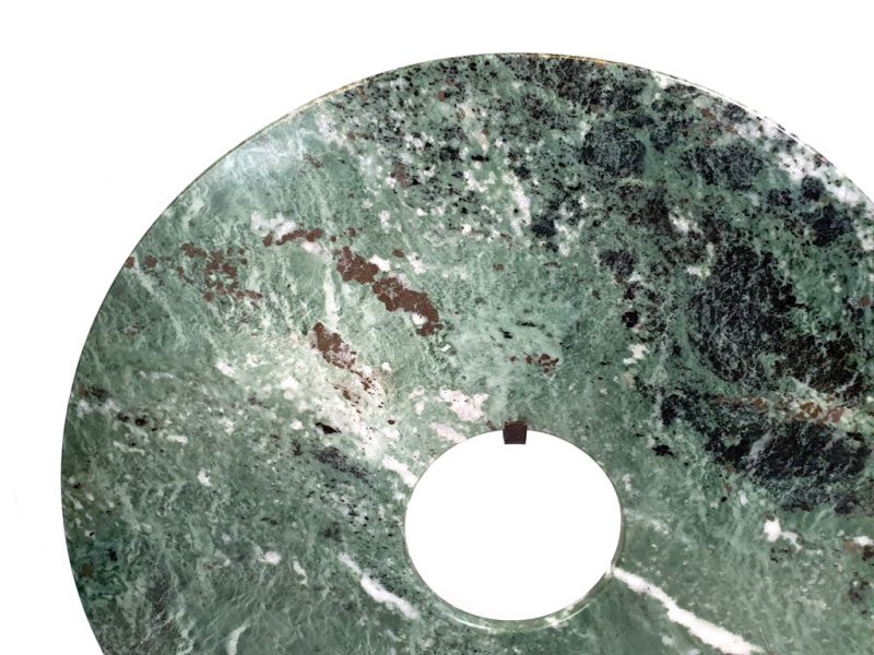 Grande disco Bi de Jade 35cm - Verde 3