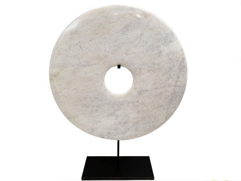 Grande disco Bi de Jade 40cm - Blanco 2
