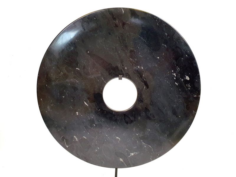 Grande disco Bi de Jade 40cm - Negro 1