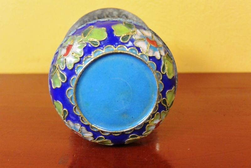 Grillenkäfige Metall Cloisonné Blume Blau 5