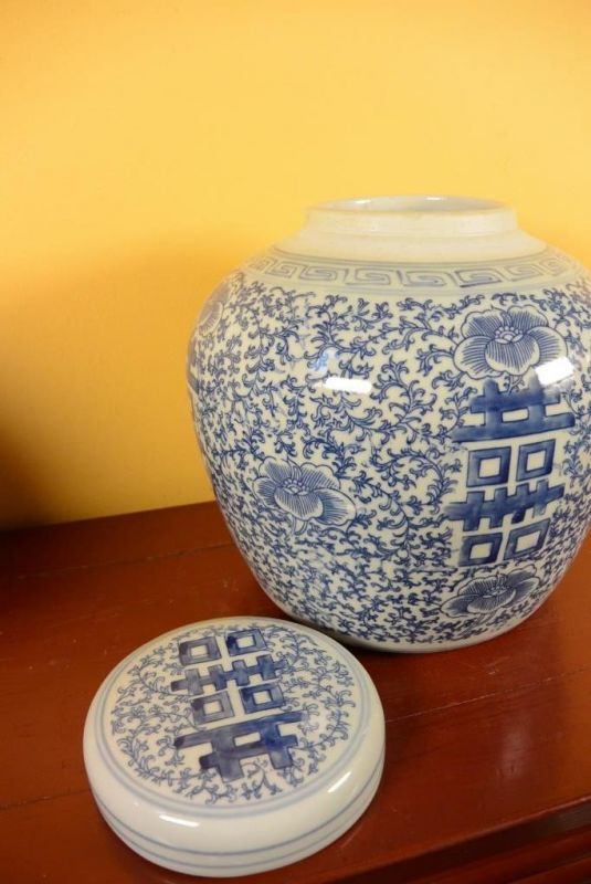 Groß Chinesische Porzellan Töpfe - Glück 2