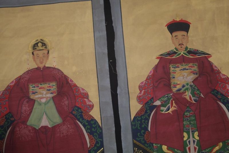 Große Ahnenpaare und Kaiser Chinas Bordeauxrot 2