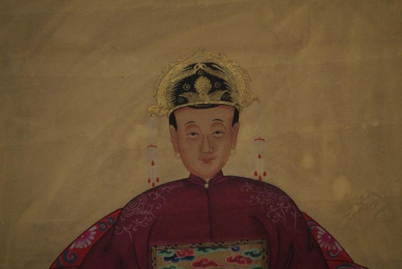 Große Ahnenpaare und Kaiser Chinas Bordeauxrot 4