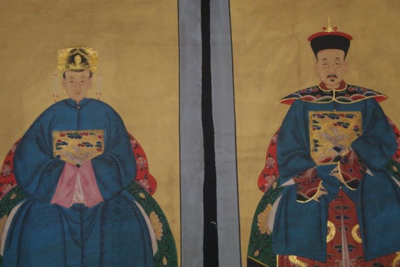 Große Ahnenpaare und Kaiser Chinas Himmelblau 2
