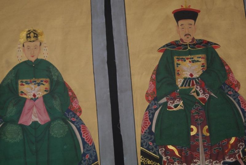 Große Ahnenpaare und Kaiser Chinas Kaiser grün 2