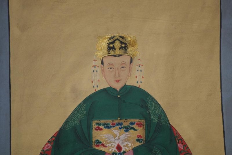 Große Ahnenpaare und Kaiser Chinas Kaiser grün 3