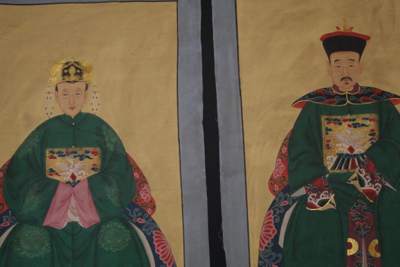 Große Ahnenpaare und Kaiser Chinas Kaiser grün 5