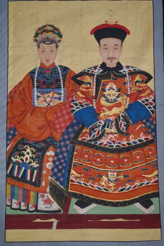 Grosse Ahnenpaare und Kaiser Chinas Orange 2