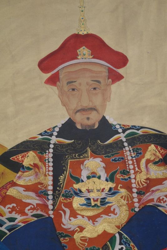 Grosse Ahnenpaare und Kaiser Chinas Orange/Gelb 4