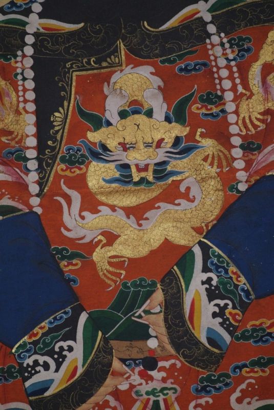 Grosse Ahnenpaare und Kaiser Chinas Orange/Gelb 5