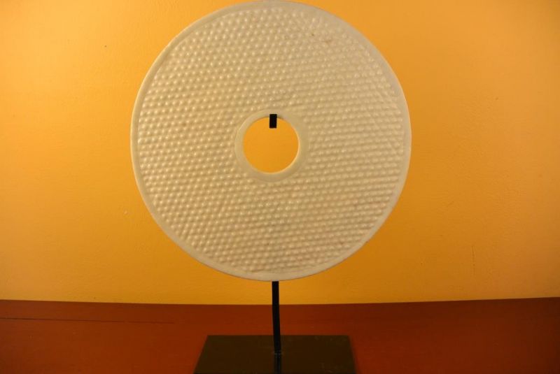 Große Bi-Scheibe aus Jade 30cm - Außergewöhnliche Qualität2