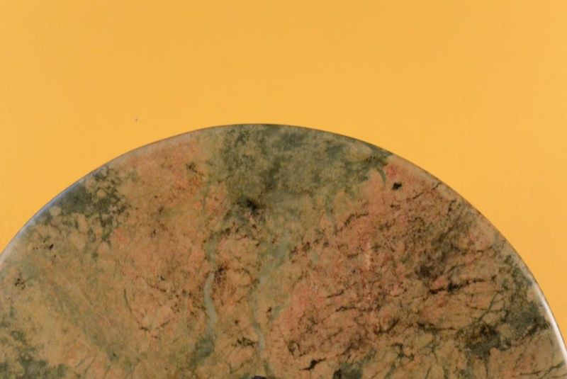 Große Bi-Scheibe aus Jade 30cm 4