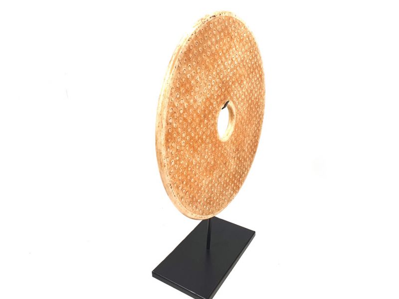 Große Bi-Scheibe aus Jade 30cm schöne jade 4
