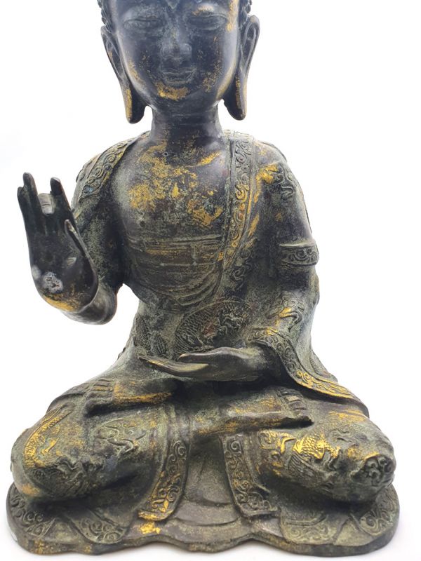 Große Bronze Statue Buddha Meditation 3 3
