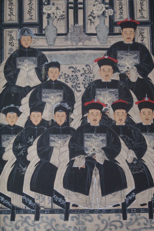 Große Chinesische Ahnenbilder - 10 Personen 2