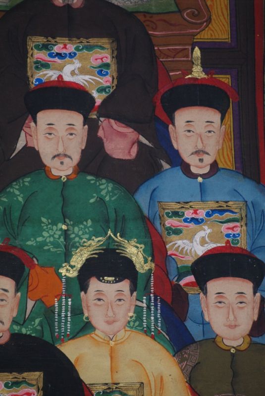Grosse Chinesische Ahnenbilder 13 Personen 4