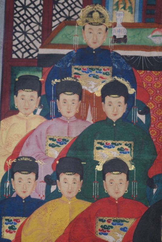 Grosse Chinesische Ahnenbilder 13 Personen 3