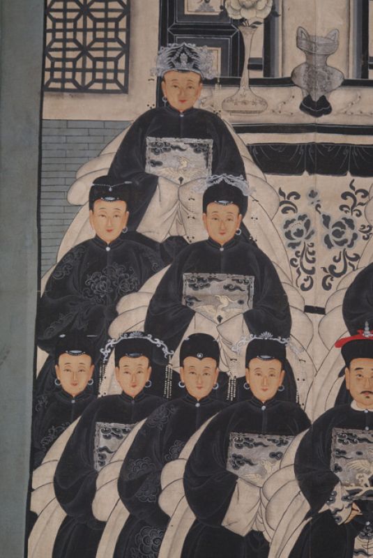 Große Chinesische Ahnenbilder - 14 Personen 3