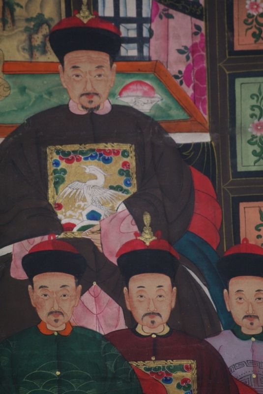 Grosse Chinesische Ahnenbilder 16 Personen 4