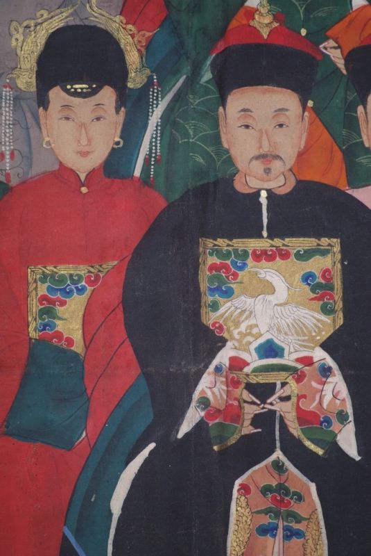 Grosse Chinesische Ahnenbilder 16 Personen 5