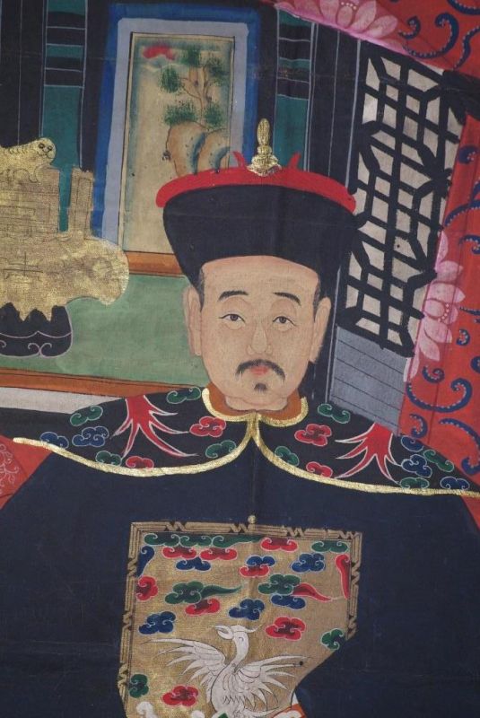 Grosse Chinesische Ahnenbilder 2 Personen 4