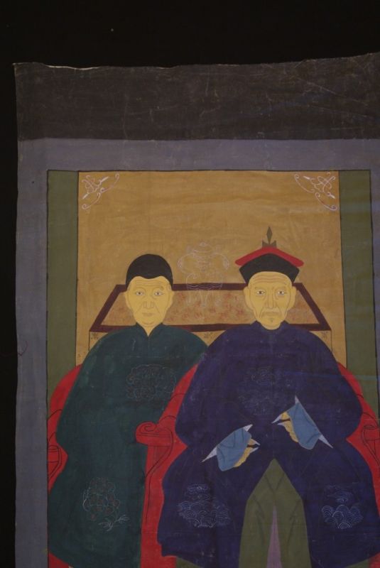 Grosse Chinesische Ahnenbilder 2 Personen 2