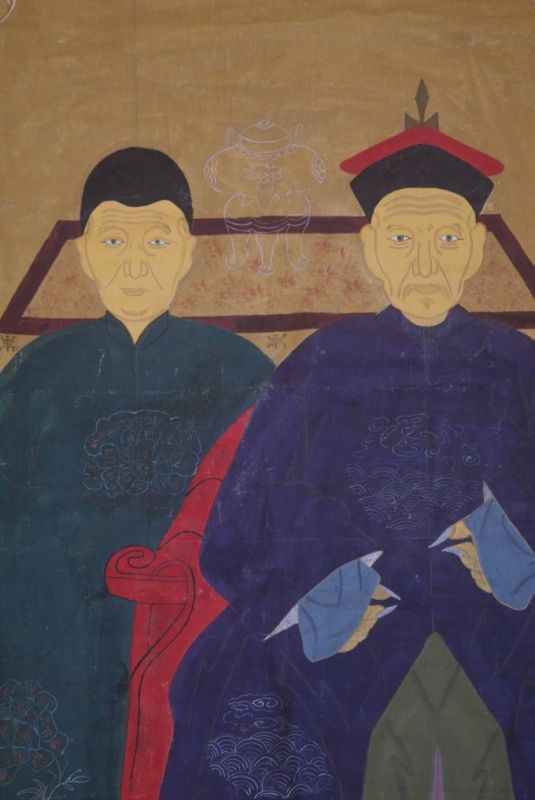 Grosse Chinesische Ahnenbilder 2 Personen 4