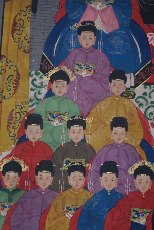 Grosse Chinesische Ahnenbilder 24 Personen 4